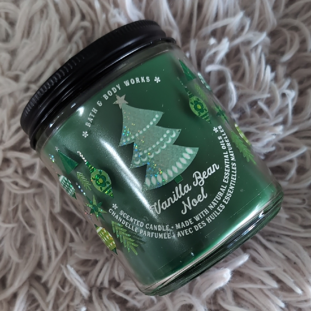 BBW 🫘 Vanilla Bean Noel Single Wick Candle
